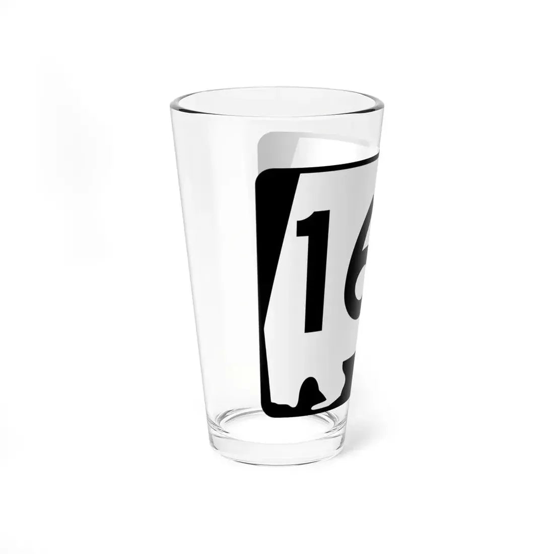 Alabama 163 (Alabama) (Road Sign) Pint Glss 16oz - Go Mug Yourself