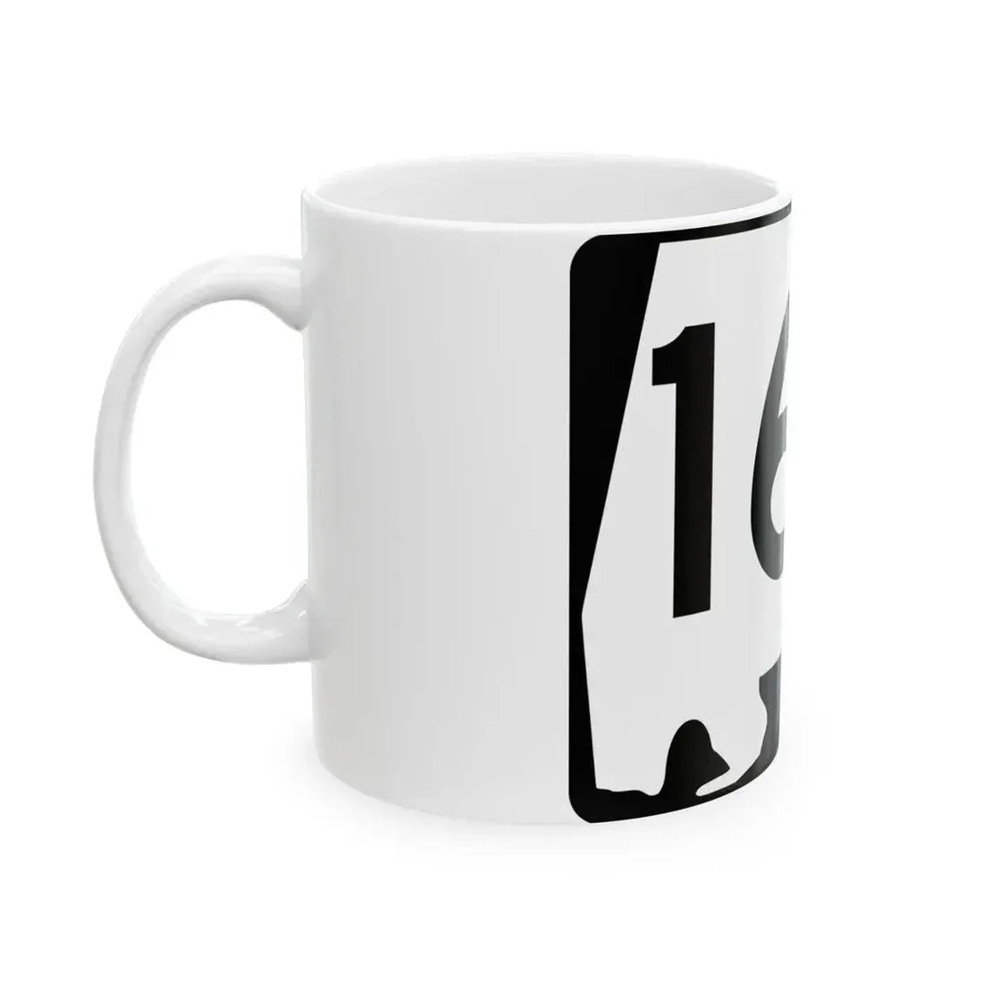 Alabama 169 (Alabama) (Road Sign) White Coffee Mug - Go Mug Yourself