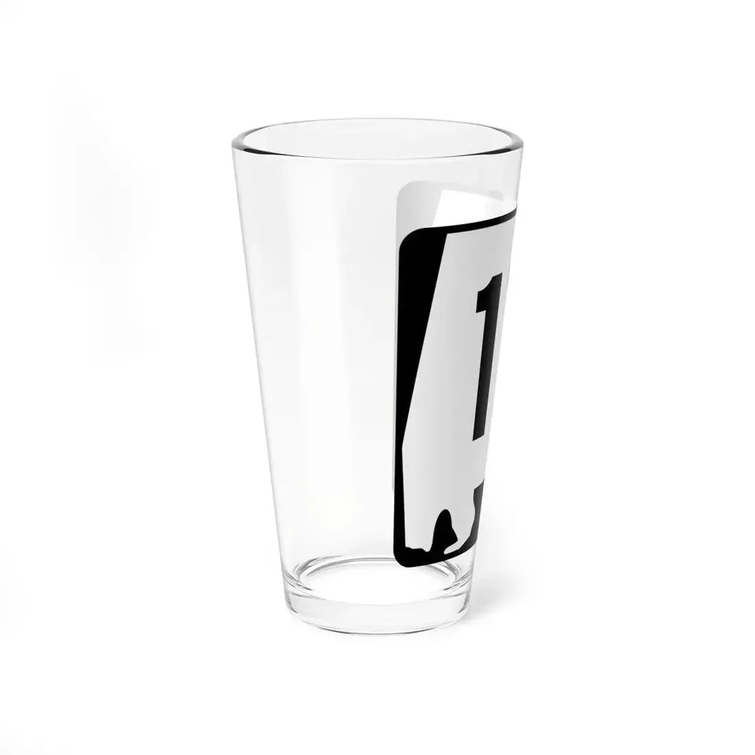 Alabama 17 (Alabama) (Road Sign) Pint Glss 16oz - Go Mug Yourself