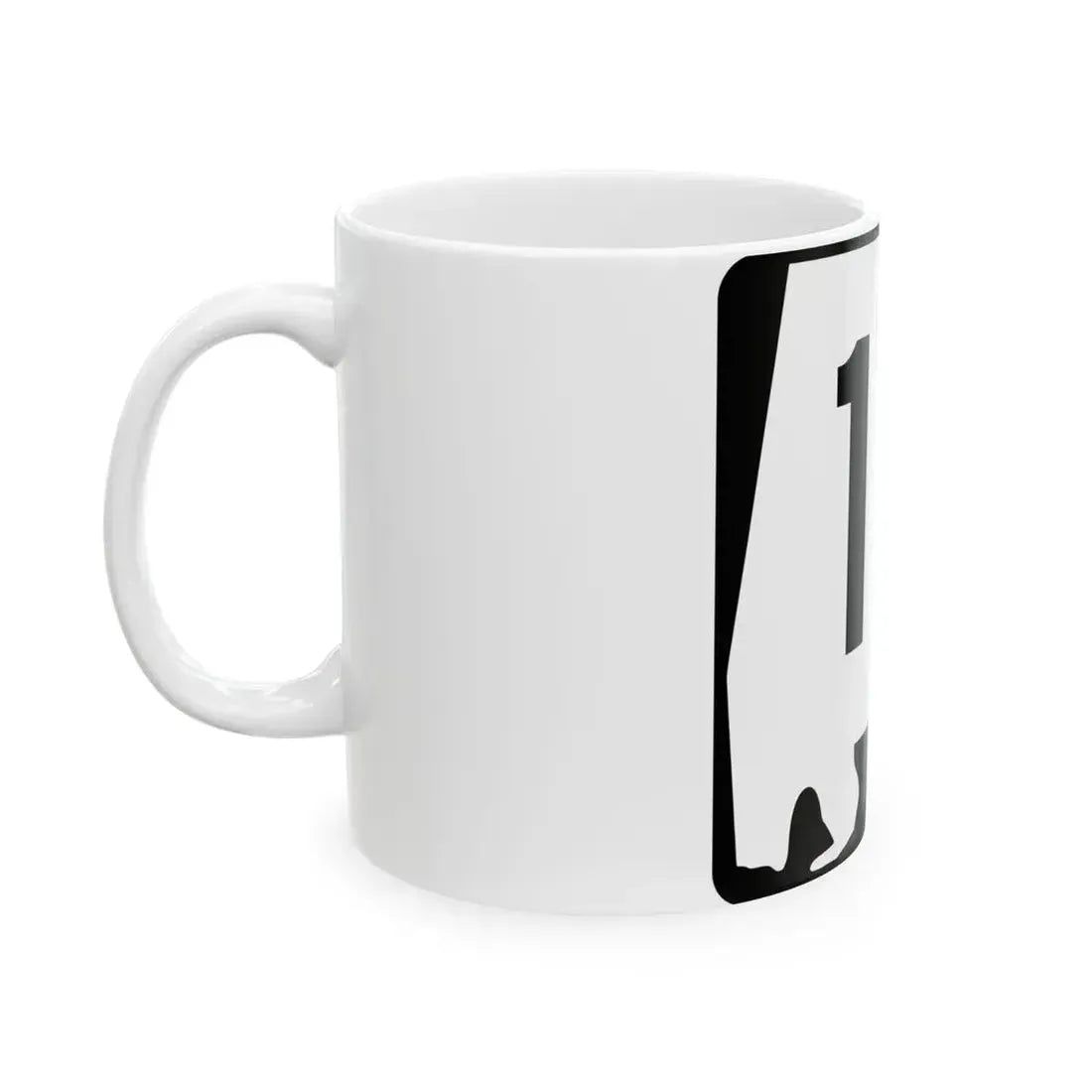 Alabama 17 (Alabama) (Road Sign) White Coffee Mug - Go Mug Yourself