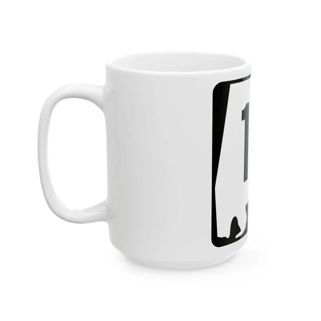 Alabama 17 (Alabama) (Road Sign) White Coffee Mug - Go Mug Yourself