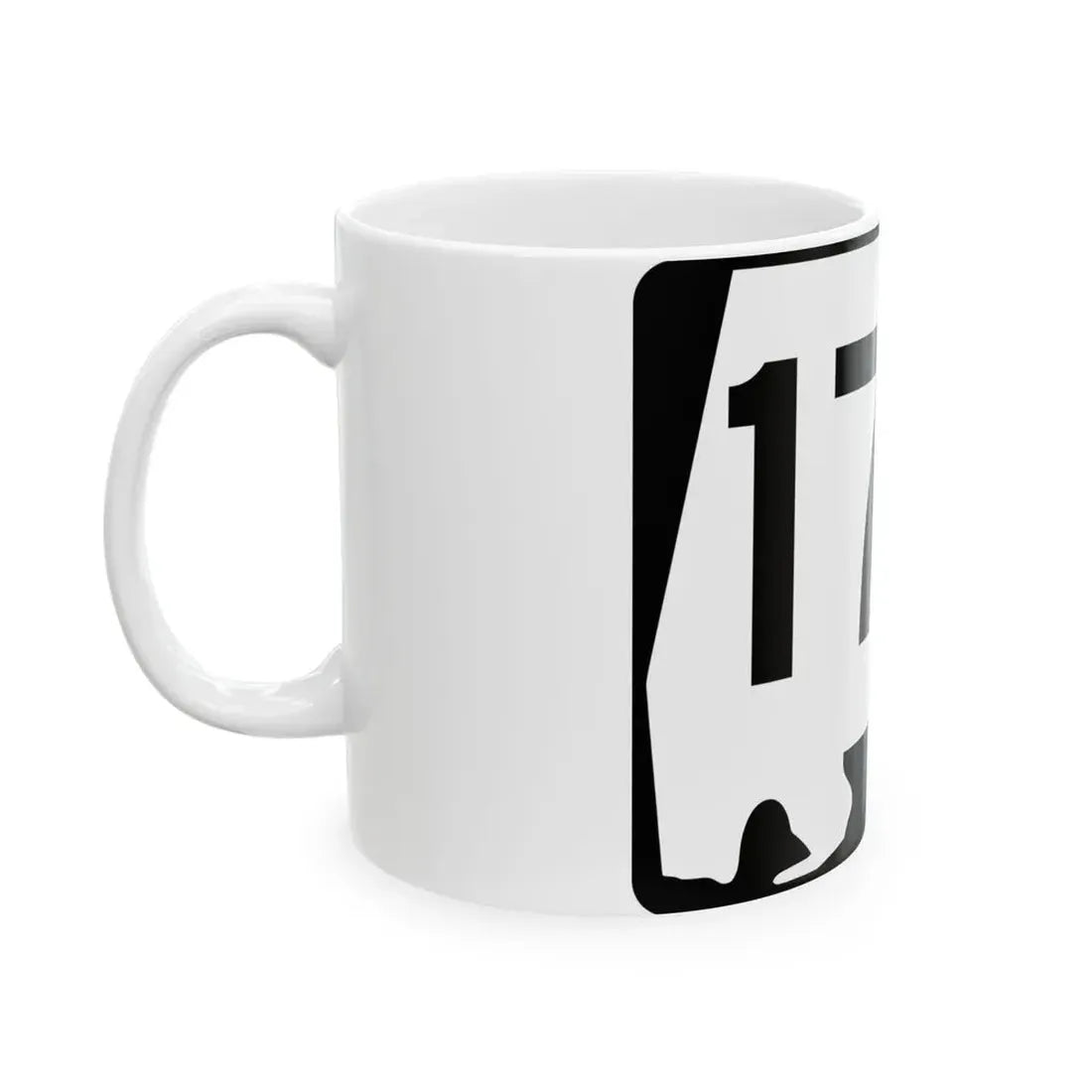 Alabama 170 (Alabama) (Road Sign) White Coffee Mug - Go Mug Yourself