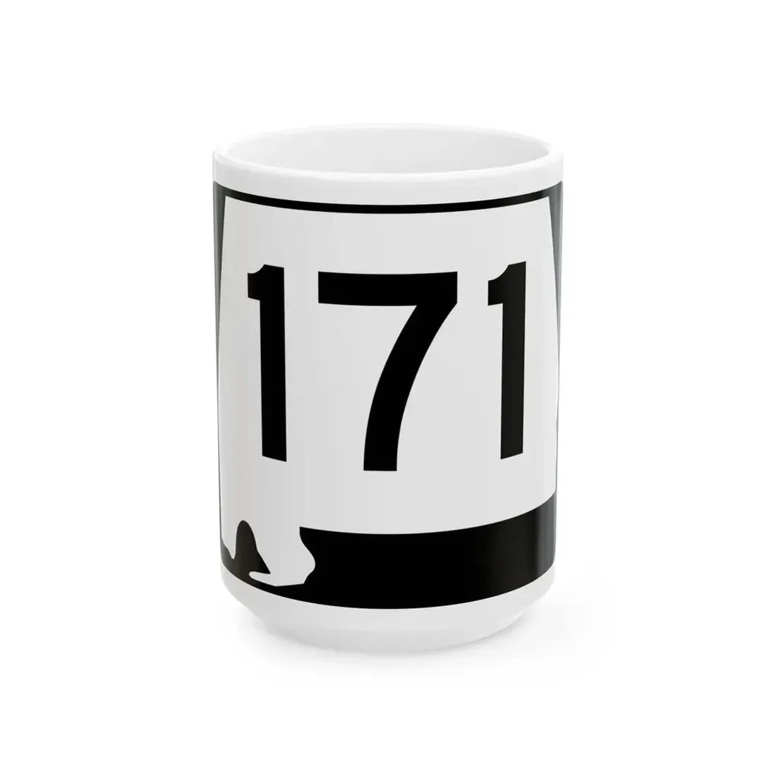 Alabama 171 (Alabama) (Road Sign) White Coffee Mug 15oz - Go Mug Yourself