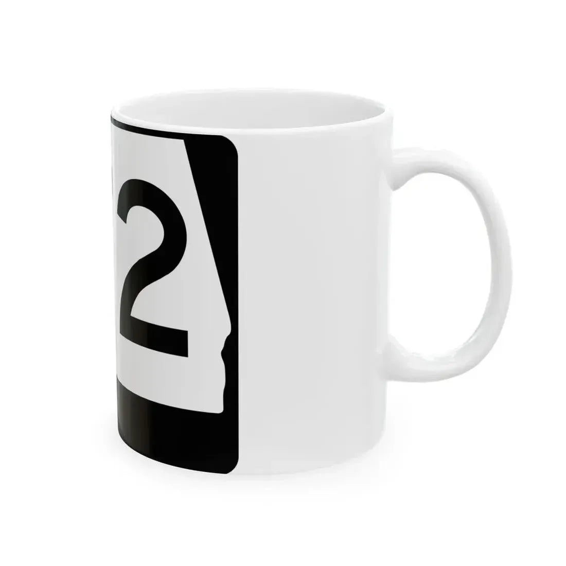 Alabama 172 (Alabama) (Road Sign) White Coffee Mug - Go Mug Yourself