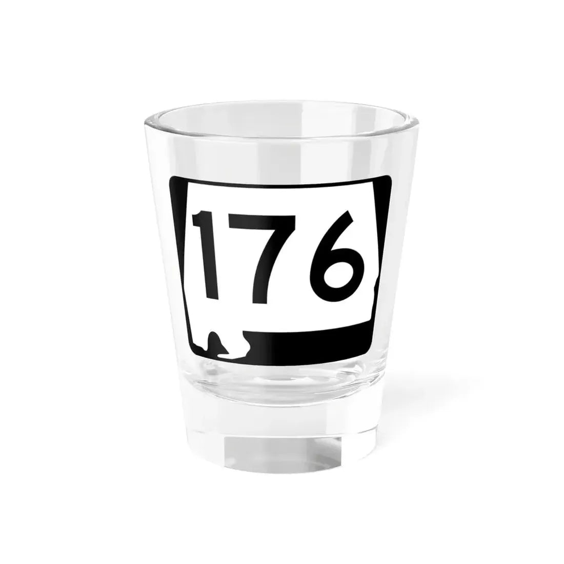 Alabama 176 (Alabama) (Road Sign) Shot Glass 1.5oz 1.5oz - Go Mug Yourself