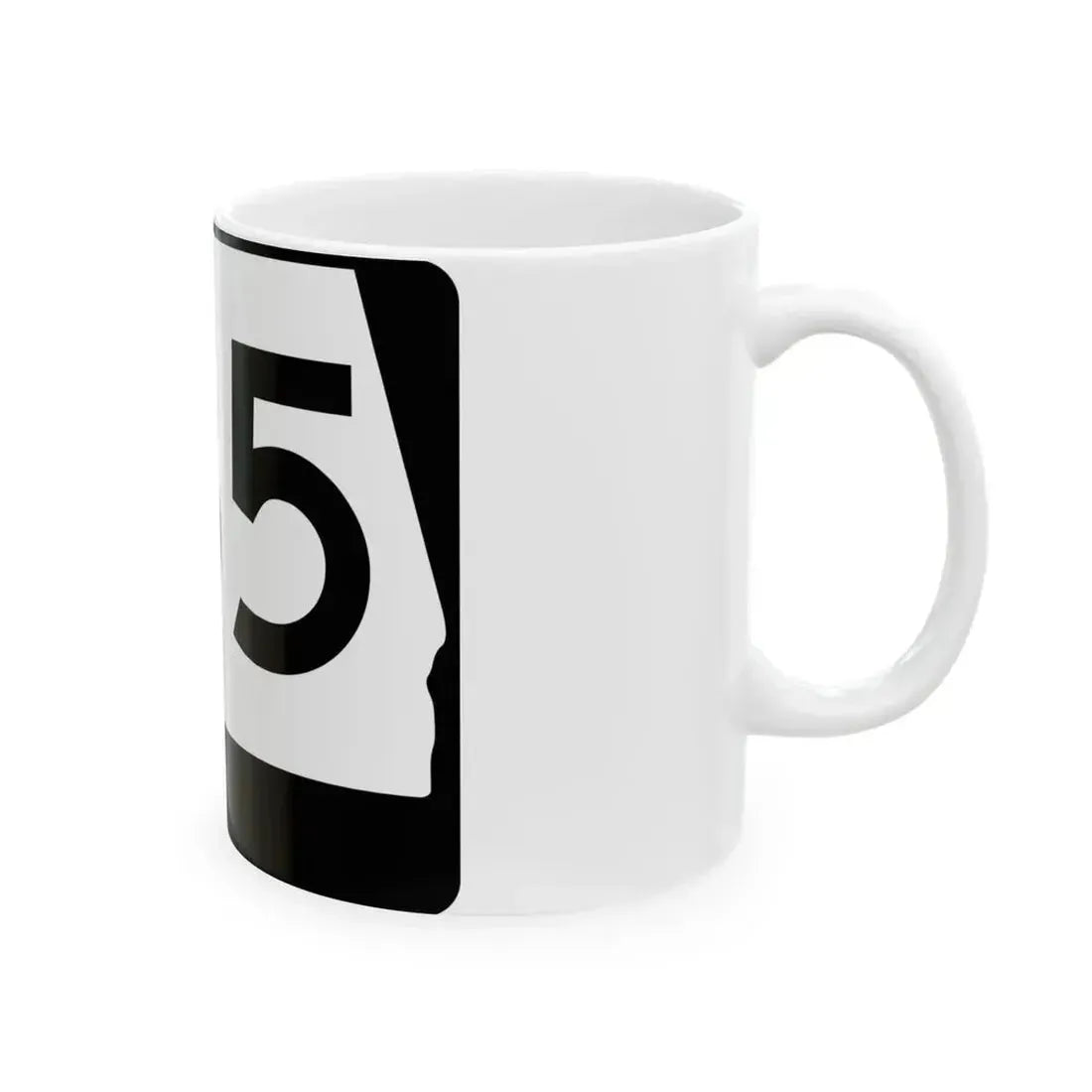 Alabama 185 (Alabama) (Road Sign) White Coffee Mug - Go Mug Yourself