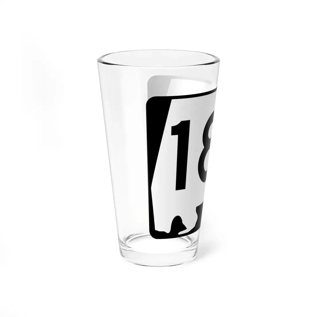 Alabama 187 (Alabama) (Road Sign) Pint Glss 16oz - Go Mug Yourself