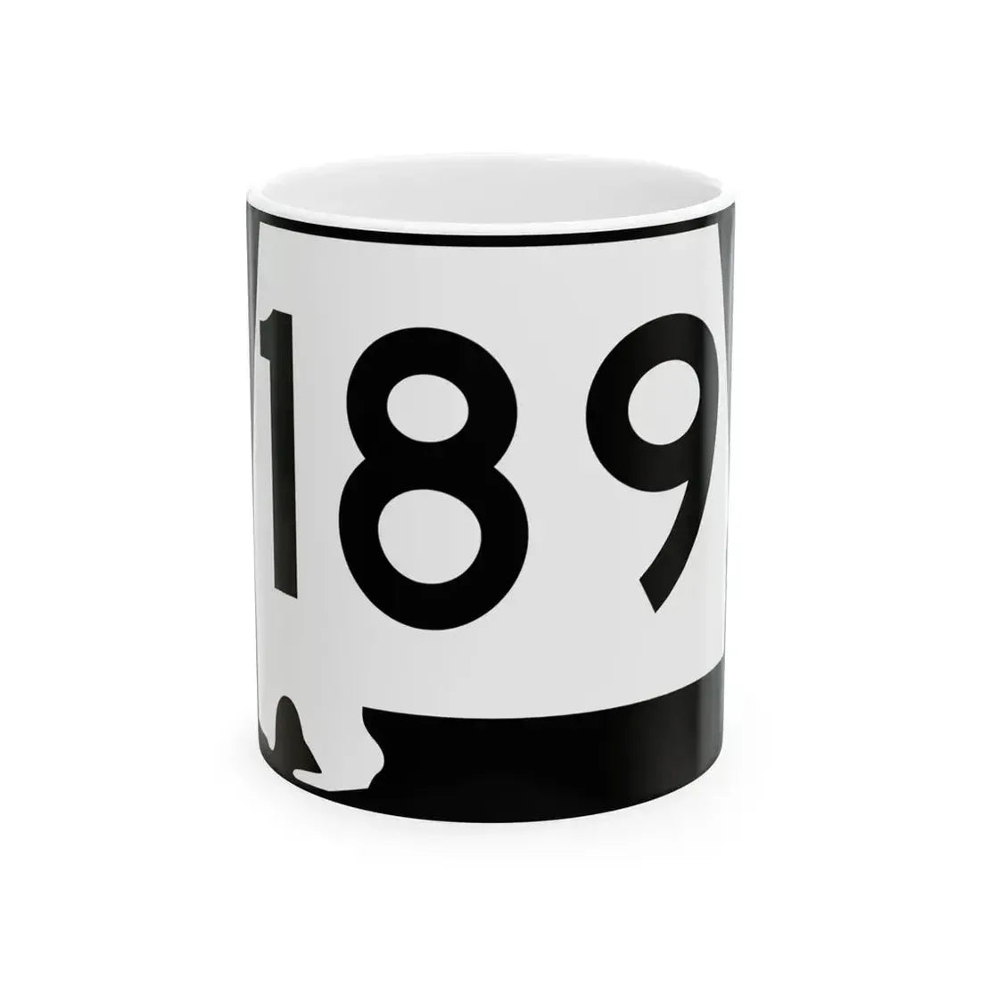Alabama 189 (Alabama) (Road Sign) White Coffee Mug 11oz - Go Mug Yourself