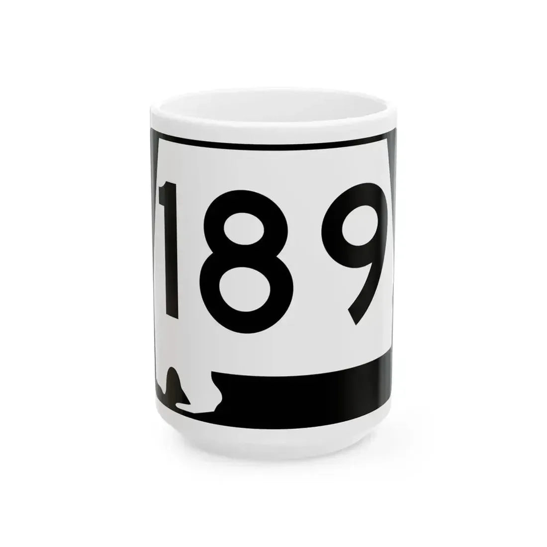 Alabama 189 (Alabama) (Road Sign) White Coffee Mug 15oz - Go Mug Yourself