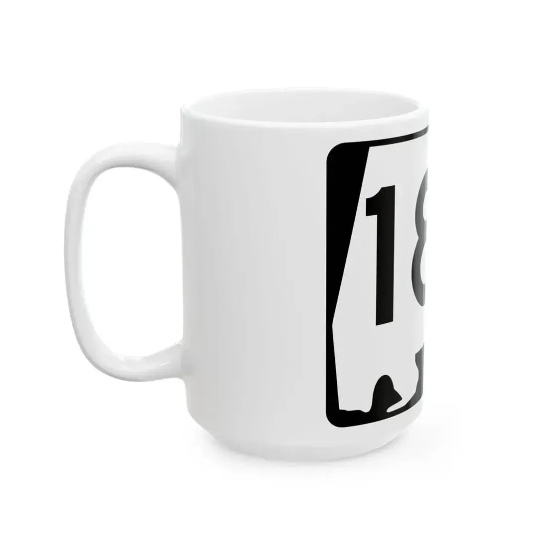 Alabama 189 (Alabama) (Road Sign) White Coffee Mug - Go Mug Yourself