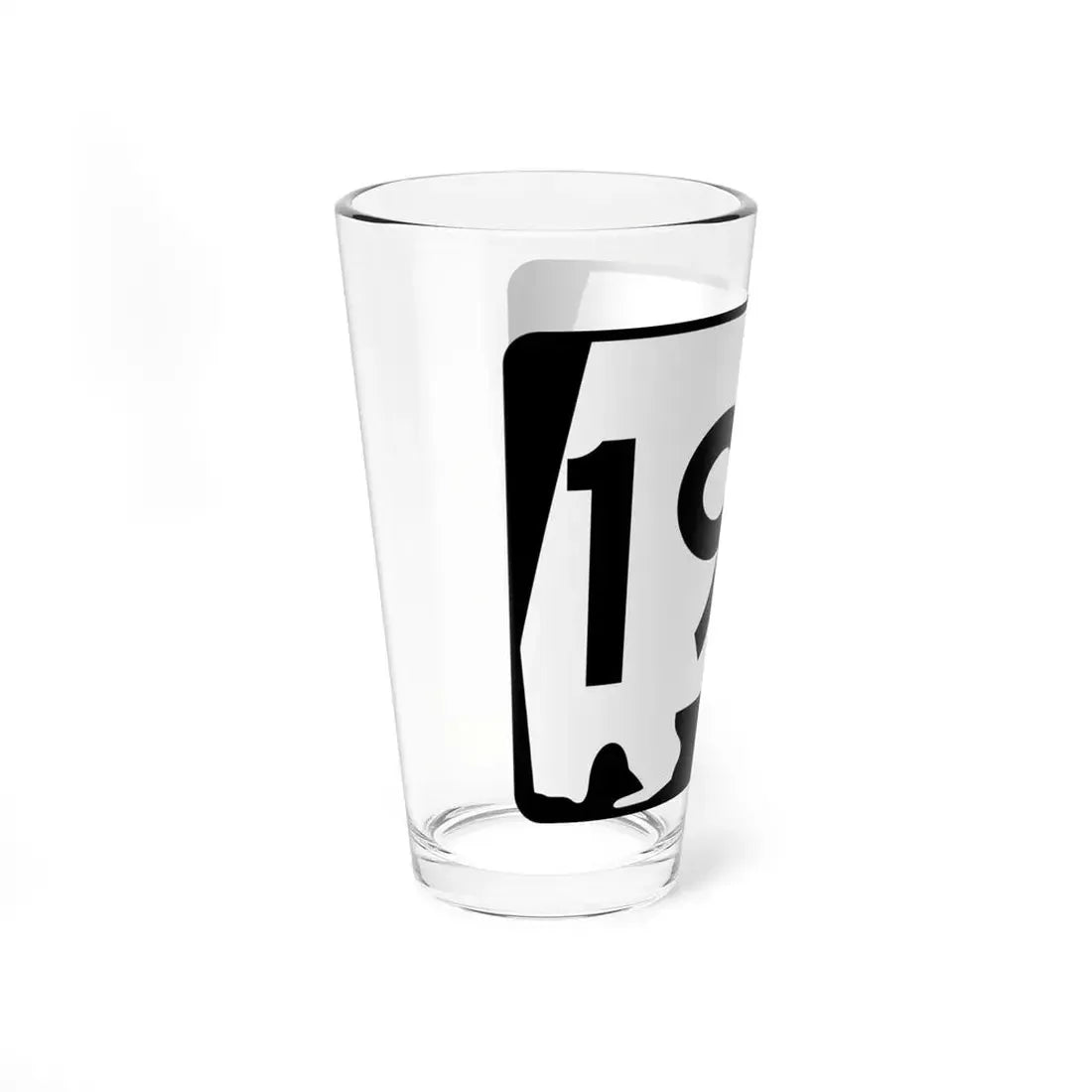 Alabama 190 (Alabama) (Road Sign) Pint Glss 16oz - Go Mug Yourself