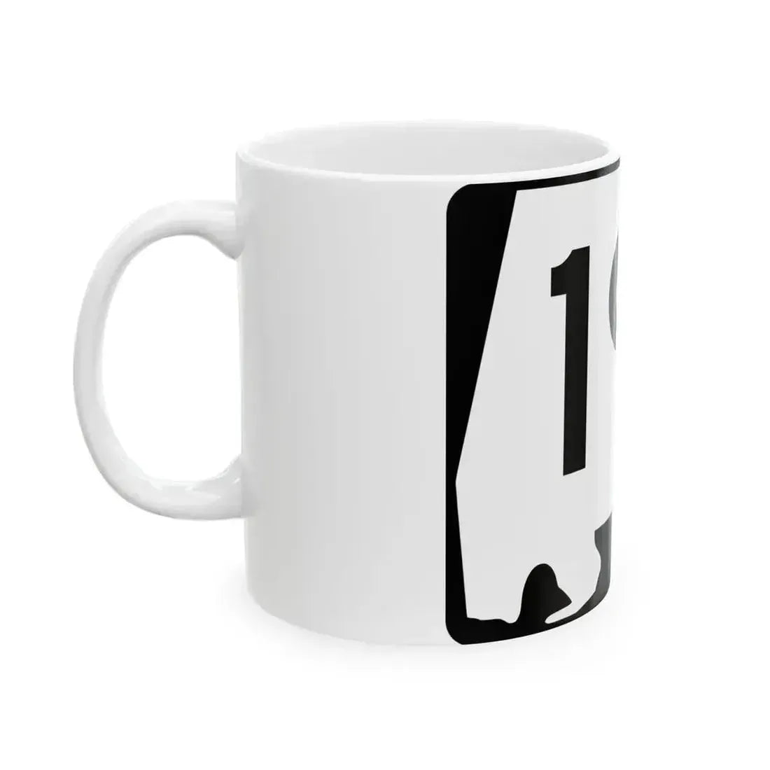 Alabama 191 (Alabama) (Road Sign) White Coffee Mug - Go Mug Yourself