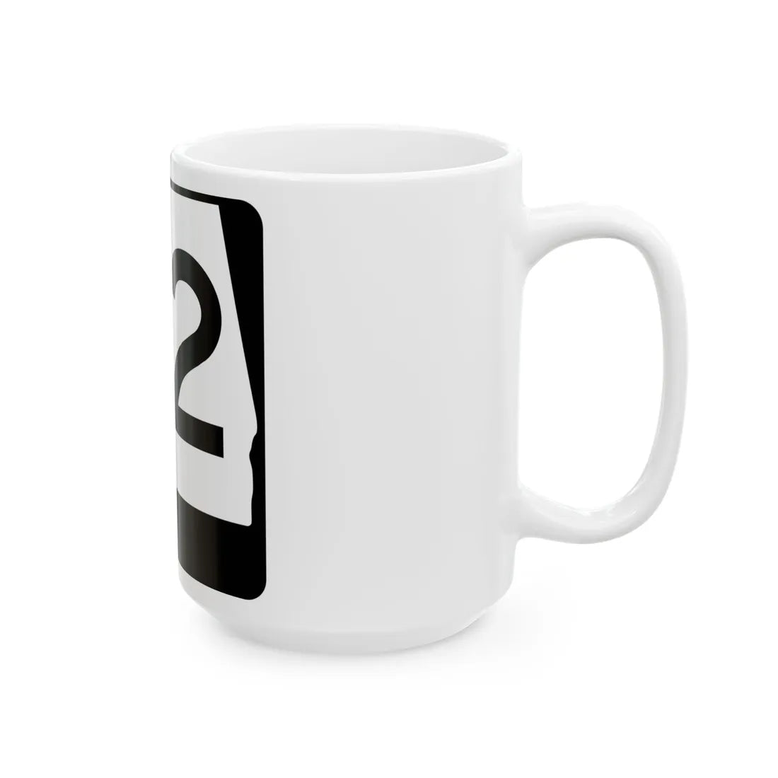 Alabama 22 (Alabama) (Road Sign) White Coffee Mug - Go Mug Yourself