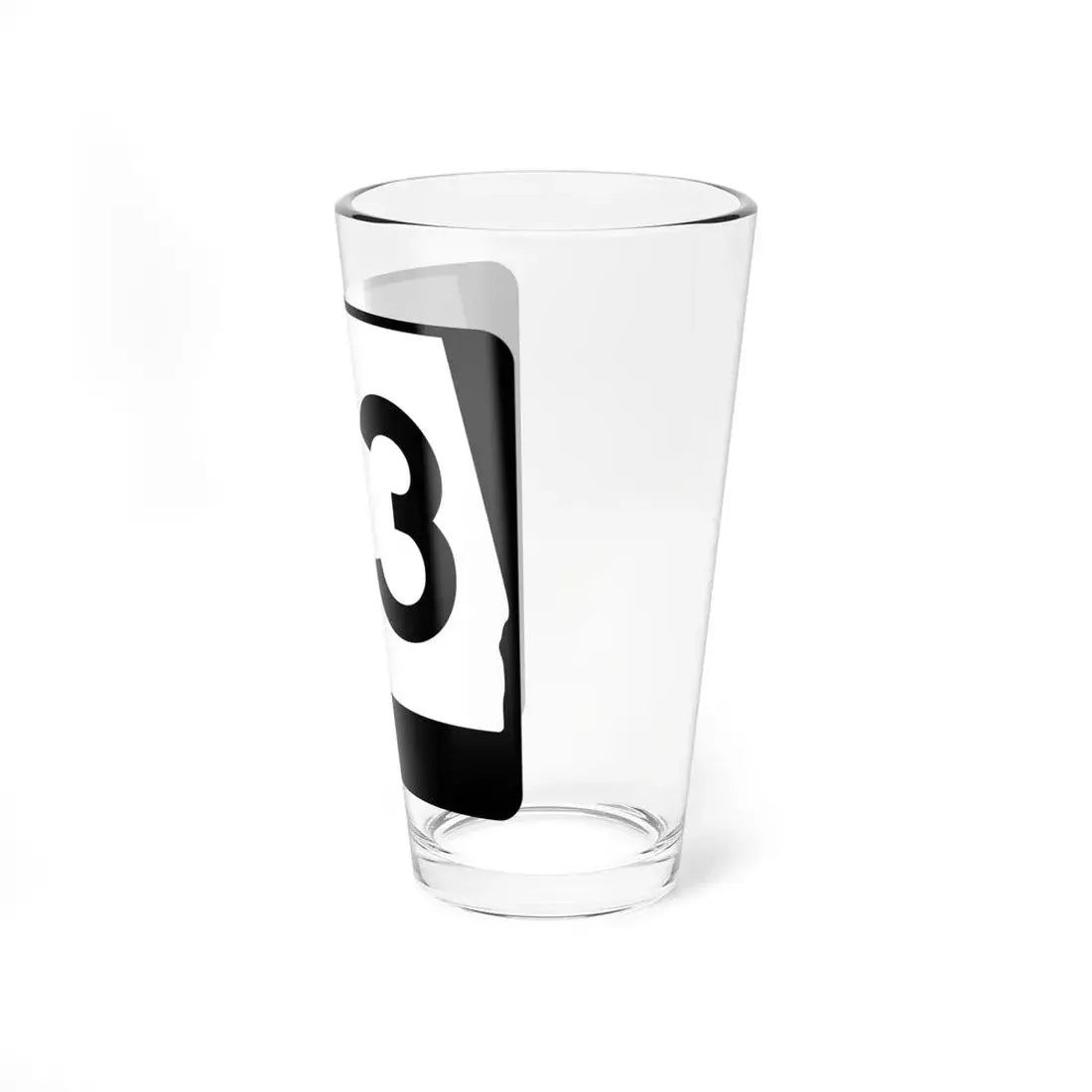 Alabama 23 (Alabama) (Road Sign) Pint Glss 16oz - Go Mug Yourself