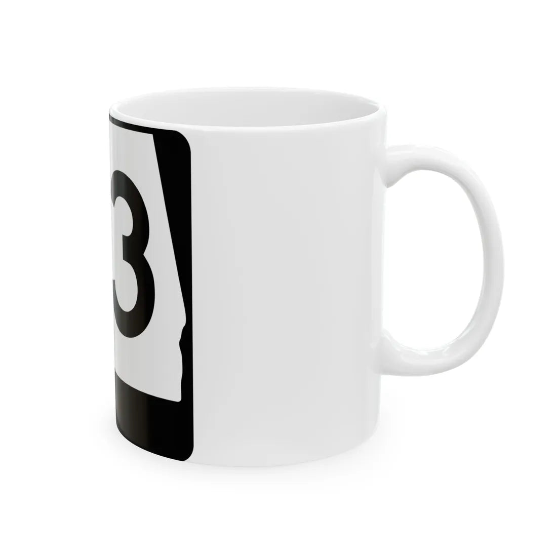 Alabama 23 (Alabama) (Road Sign) White Coffee Mug - Go Mug Yourself