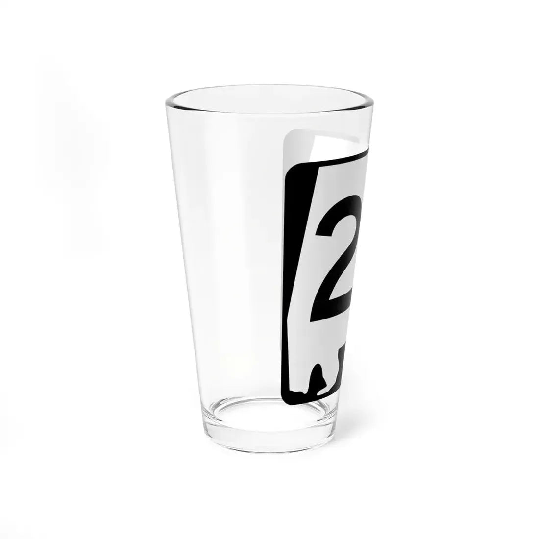 Alabama 24 (Alabama) (Road Sign) Pint Glss 16oz - Go Mug Yourself