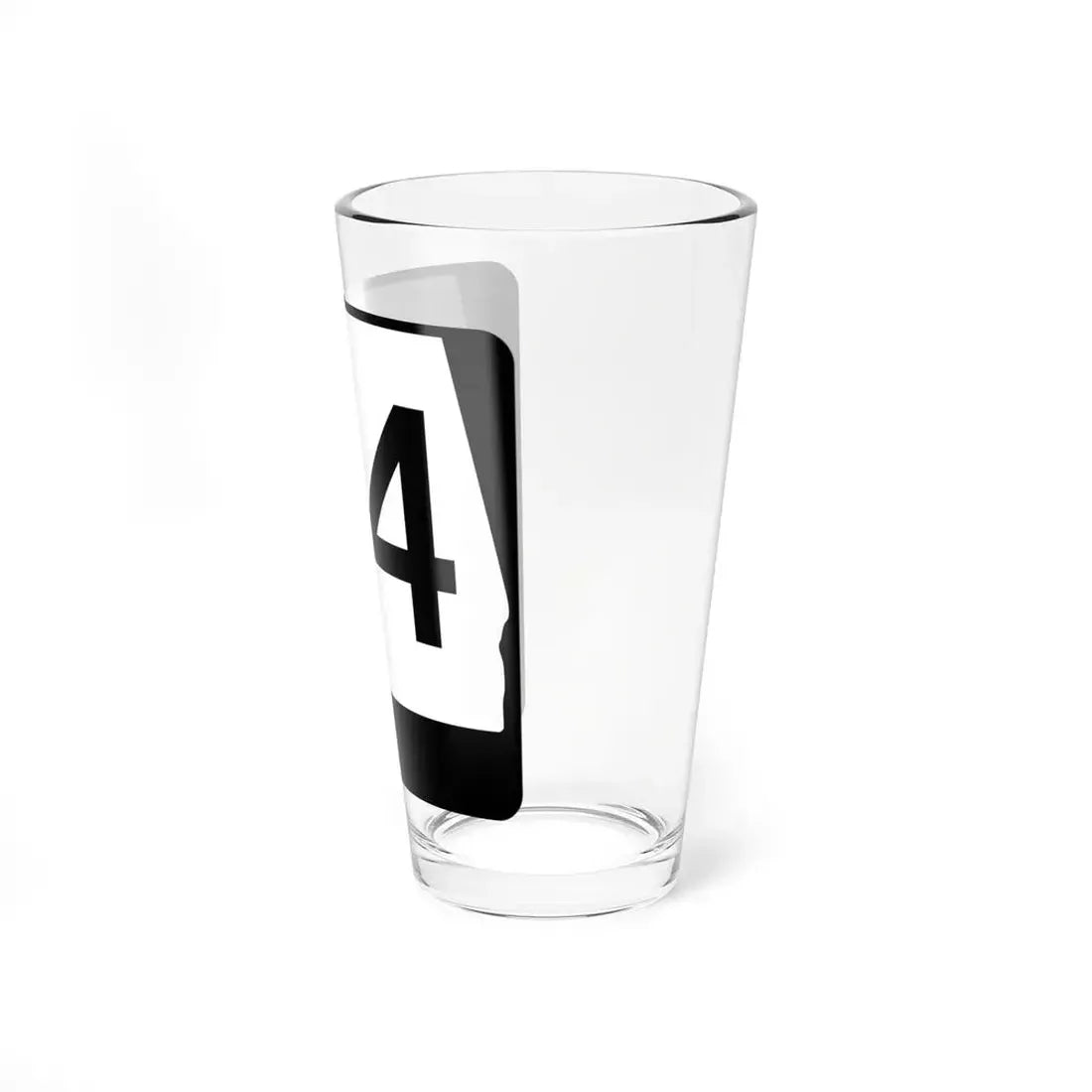 Alabama 24 (Alabama) (Road Sign) Pint Glss 16oz - Go Mug Yourself