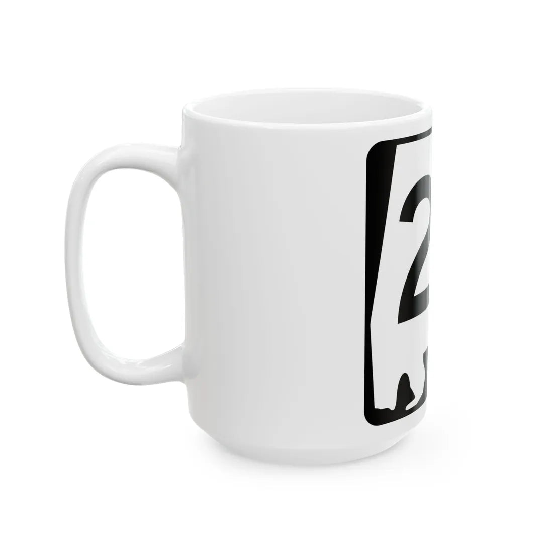 Alabama 27 (Alabama) (Road Sign) White Coffee Mug - Go Mug Yourself