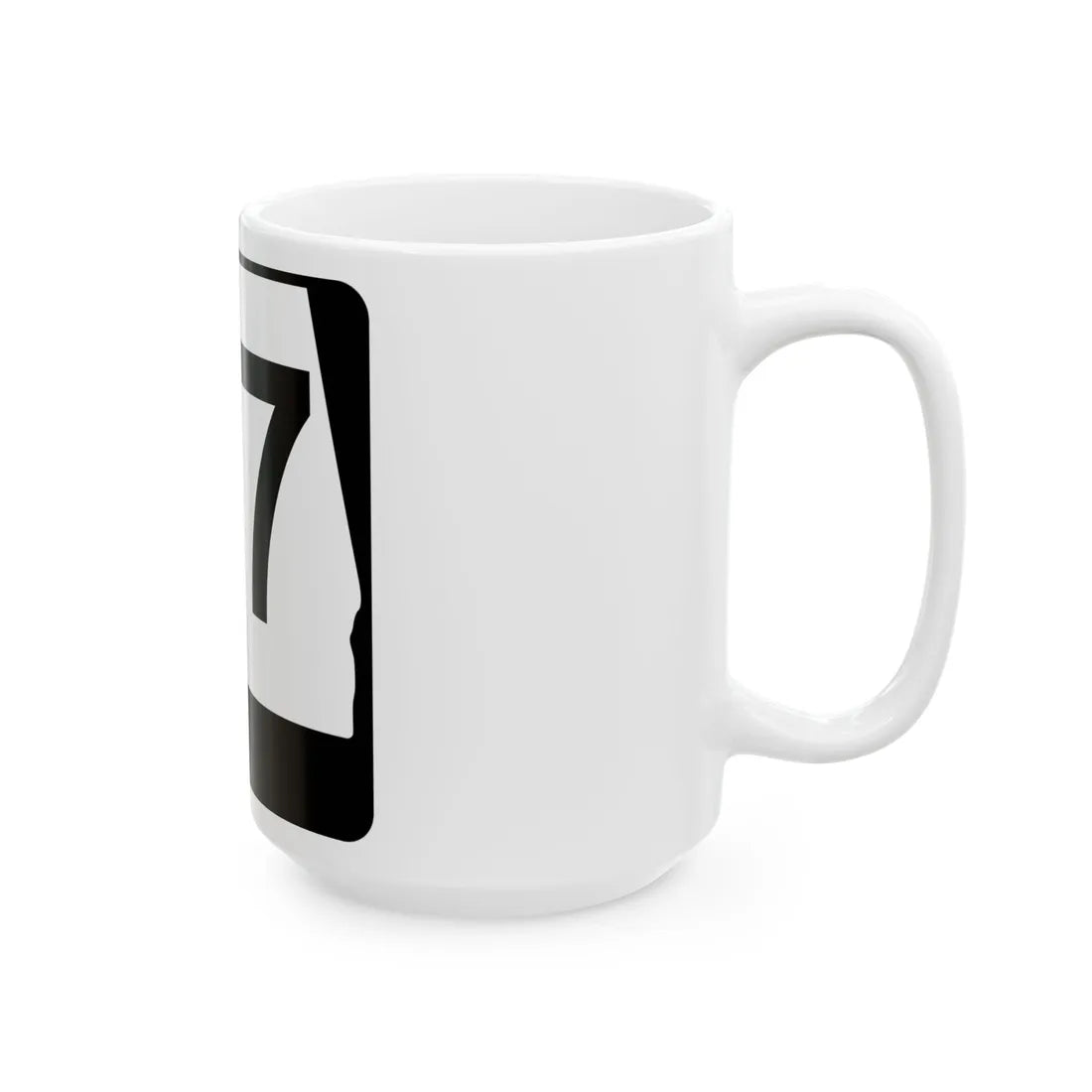 Alabama 27 (Alabama) (Road Sign) White Coffee Mug - Go Mug Yourself