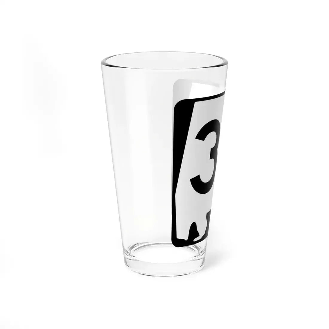 Alabama 32 (Alabama) (Road Sign) Pint Glss 16oz - Go Mug Yourself