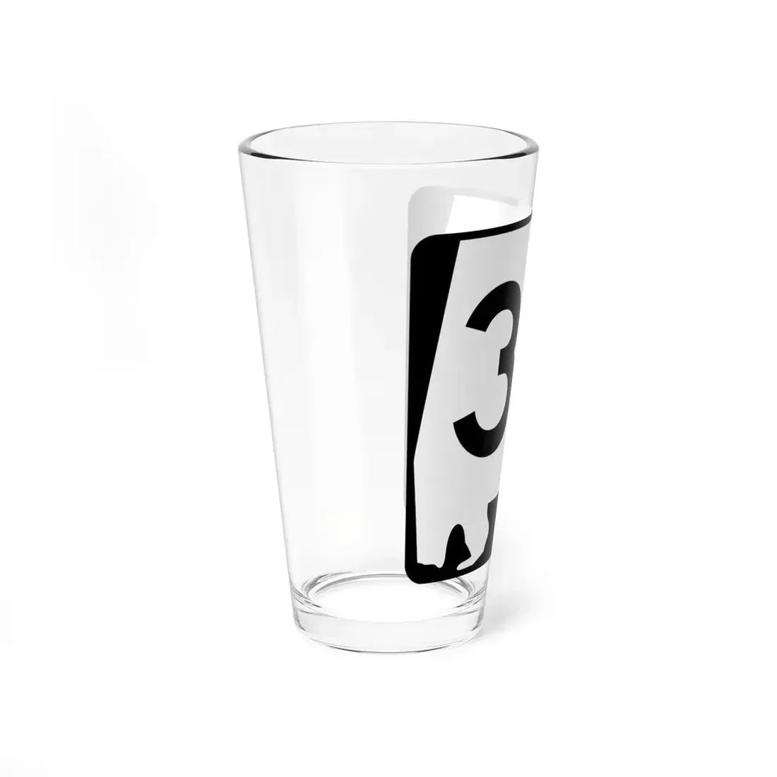 Alabama 37 (Alabama) (Road Sign) Pint Glss 16oz - Go Mug Yourself