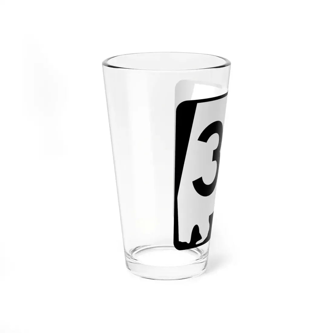 Alabama 38 (Alabama) (Road Sign) Pint Glss 16oz - Go Mug Yourself