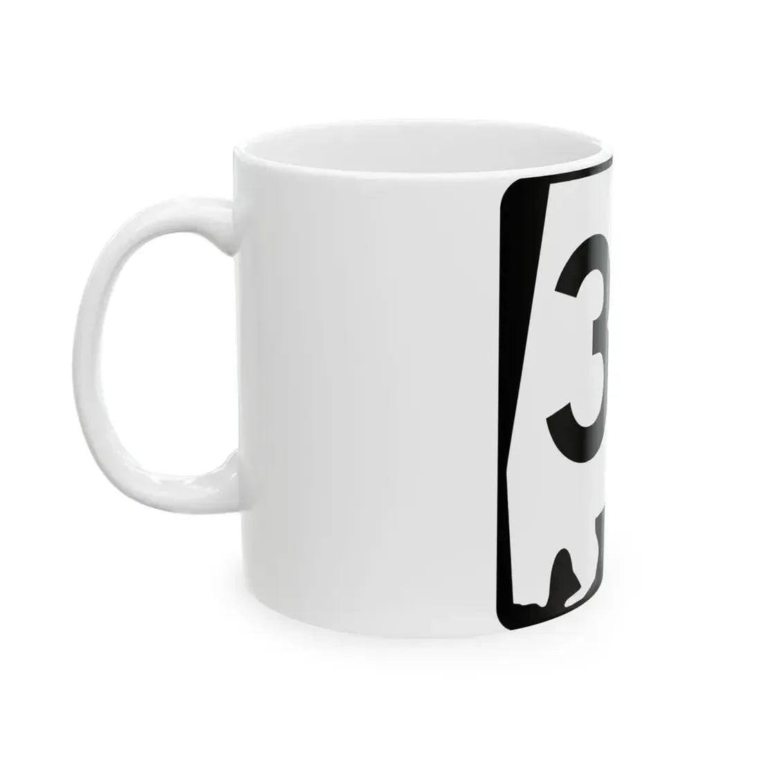 Alabama 39 (Alabama) (Road Sign) White Coffee Mug - Go Mug Yourself