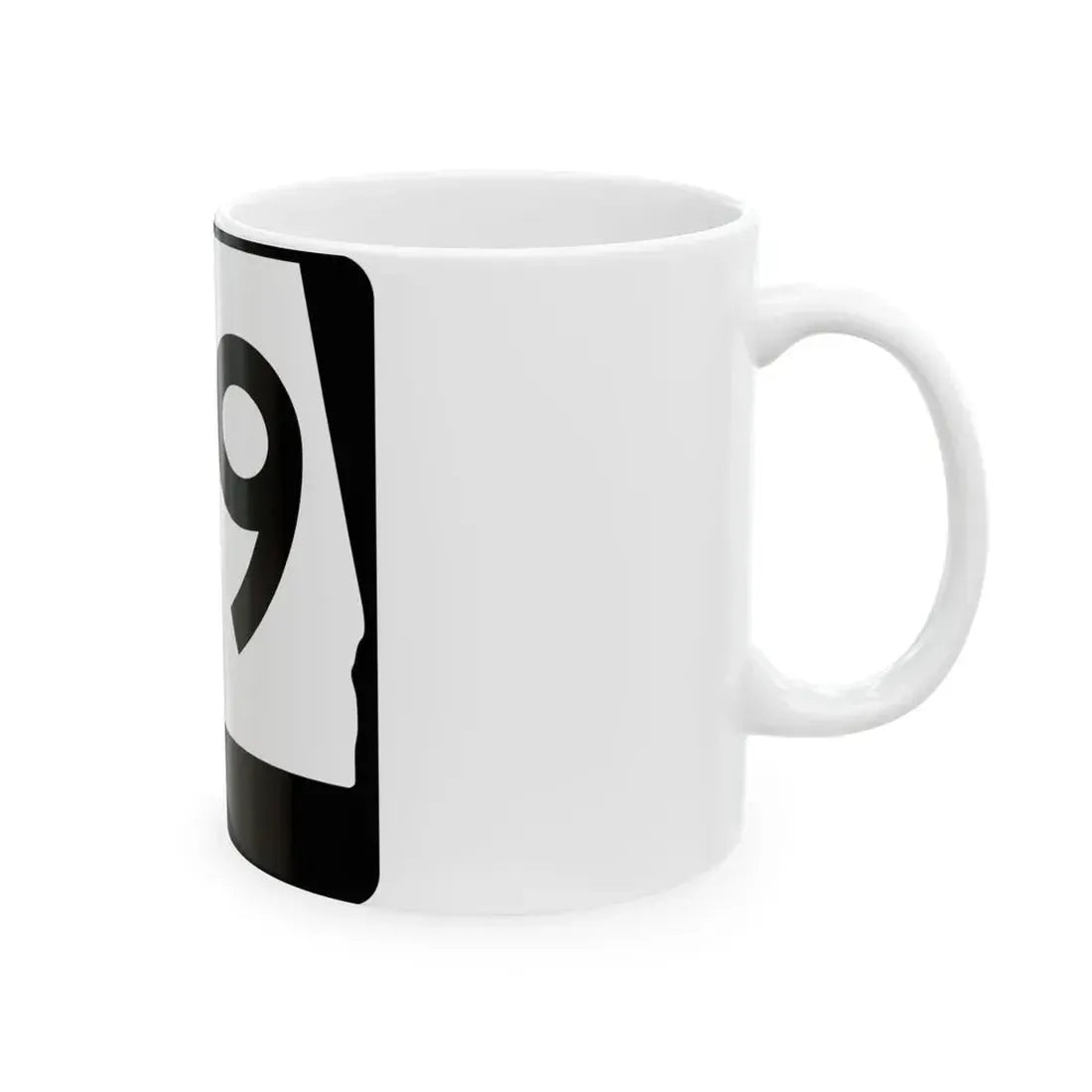 Alabama 39 (Alabama) (Road Sign) White Coffee Mug - Go Mug Yourself