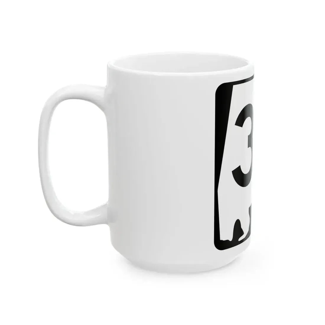 Alabama 39 (Alabama) (Road Sign) White Coffee Mug - Go Mug Yourself
