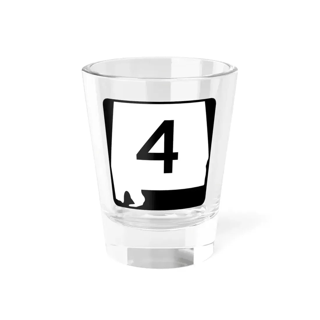 Alabama 4 (Alabama) (Road Sign) Shot Glass 1.5oz 1.5oz - Go Mug Yourself