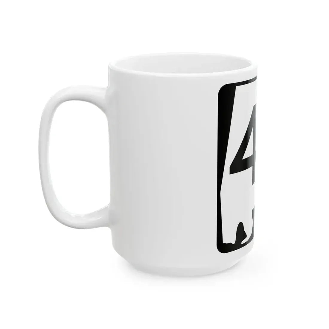 Alabama 44 (Alabama) (Road Sign) White Coffee Mug - Go Mug Yourself