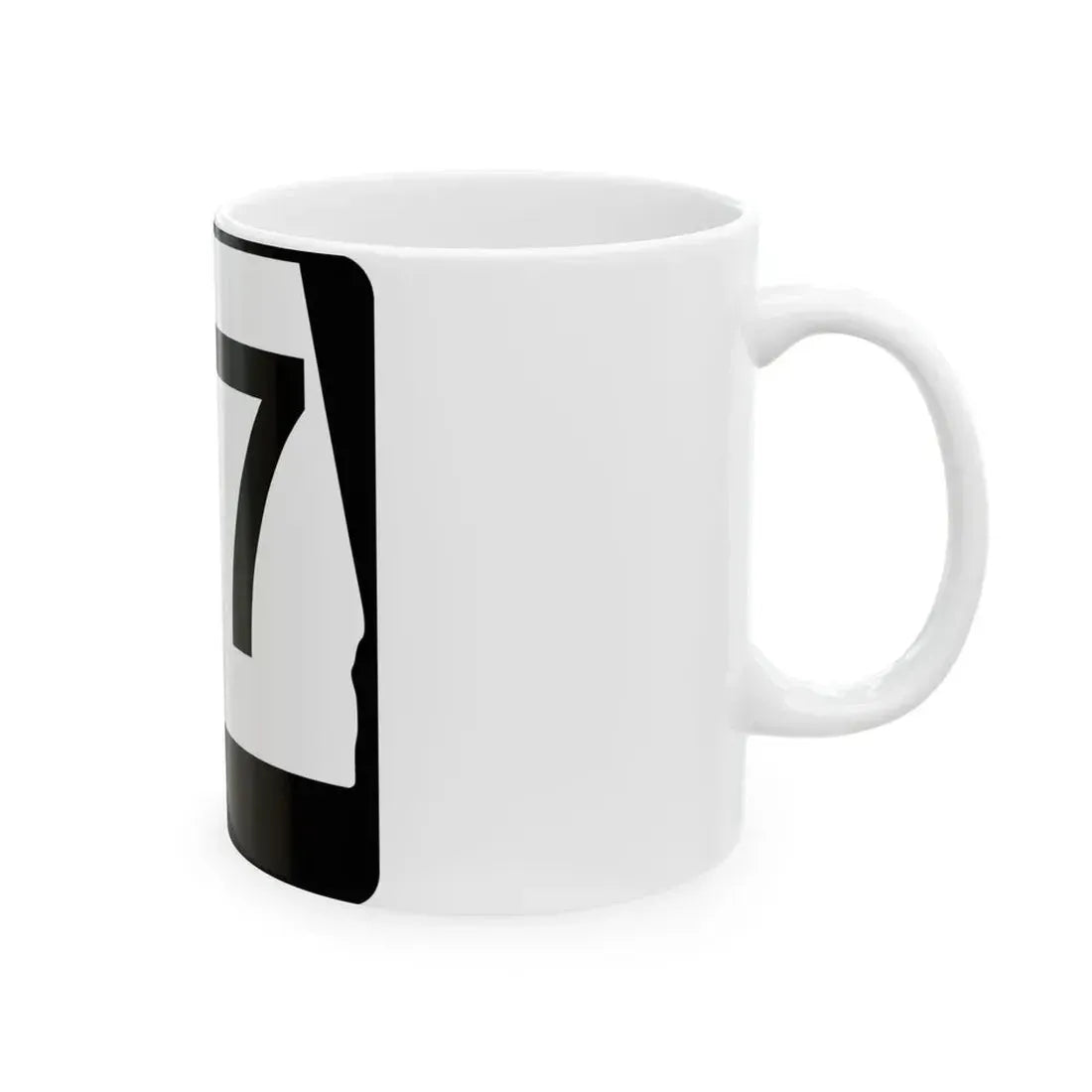 Alabama 47 (Alabama) (Road Sign) White Coffee Mug - Go Mug Yourself
