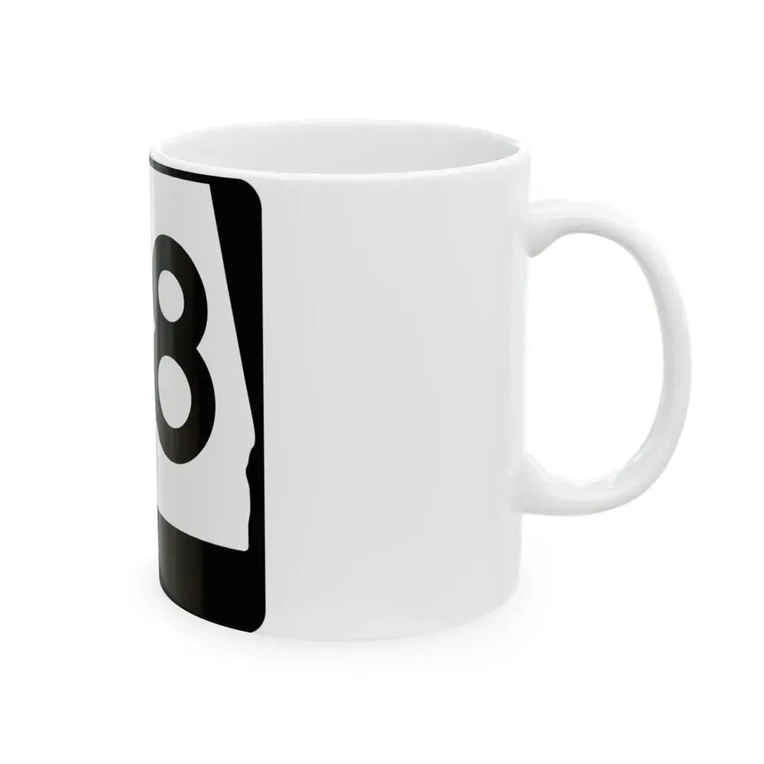 Alabama 48 (Alabama) (Road Sign) White Coffee Mug - Go Mug Yourself