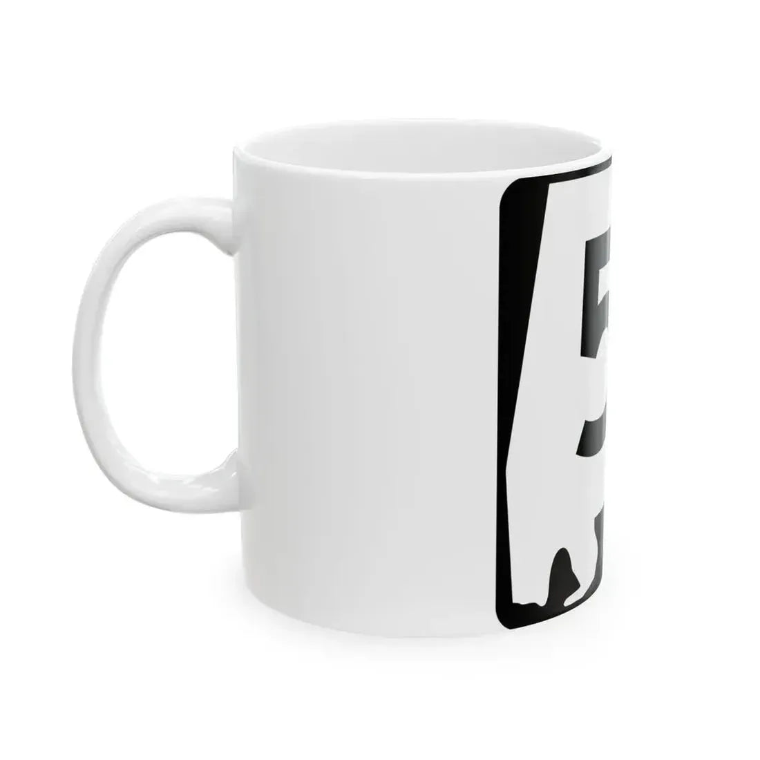 Alabama 51 (Alabama) (Road Sign) White Coffee Mug - Go Mug Yourself