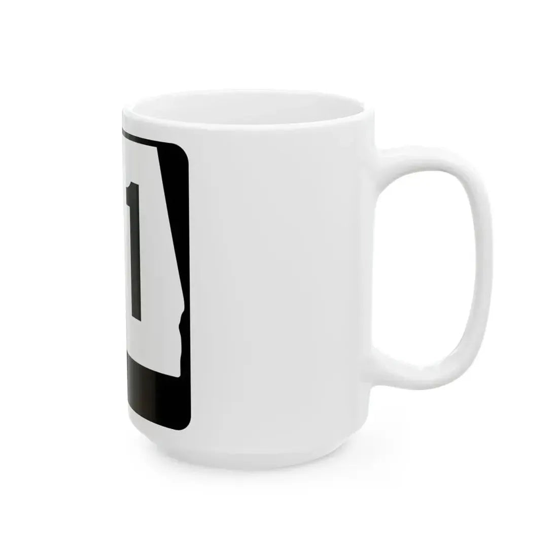 Alabama 51 (Alabama) (Road Sign) White Coffee Mug - Go Mug Yourself