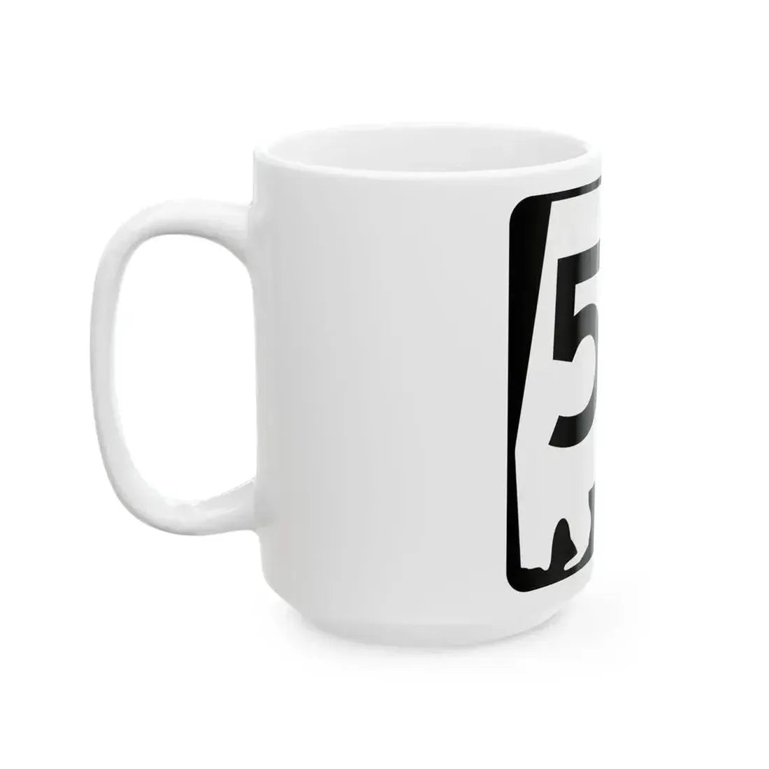 Alabama 54 (Alabama) (Road Sign) White Coffee Mug - Go Mug Yourself
