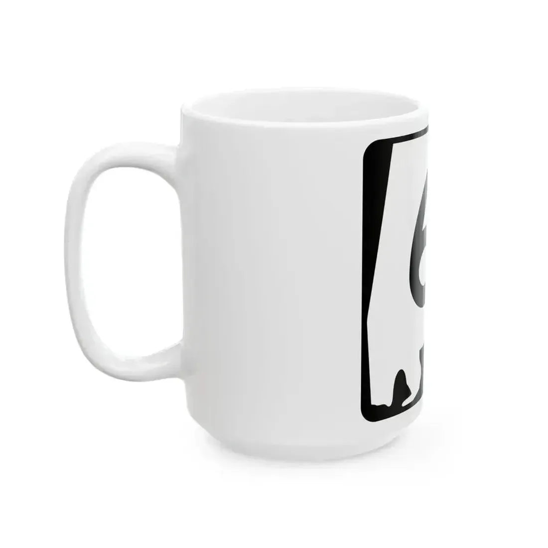 Alabama 61 (Alabama) (Road Sign) White Coffee Mug - Go Mug Yourself