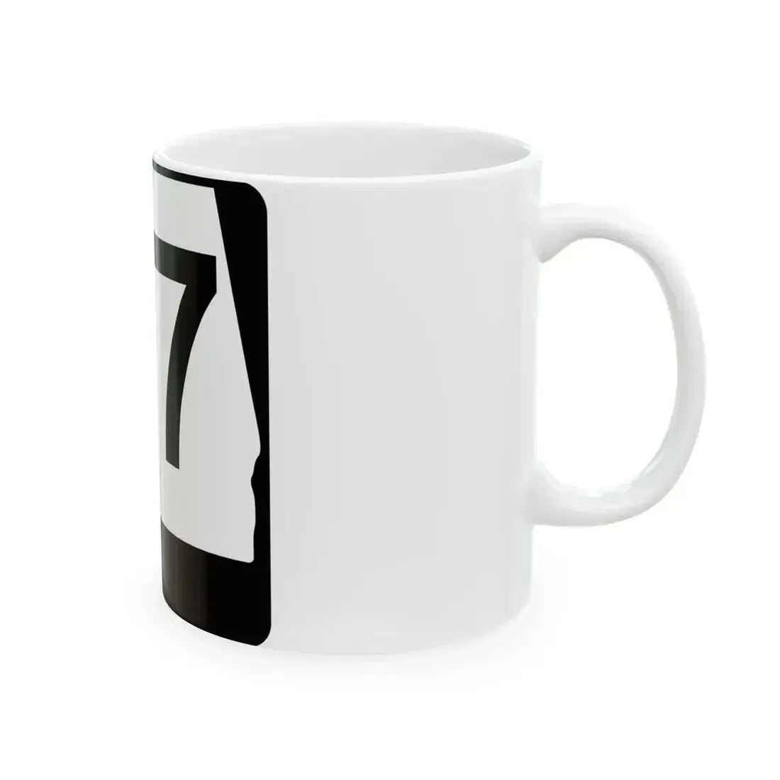 Alabama 67 (Alabama) (Road Sign) White Coffee Mug - Go Mug Yourself