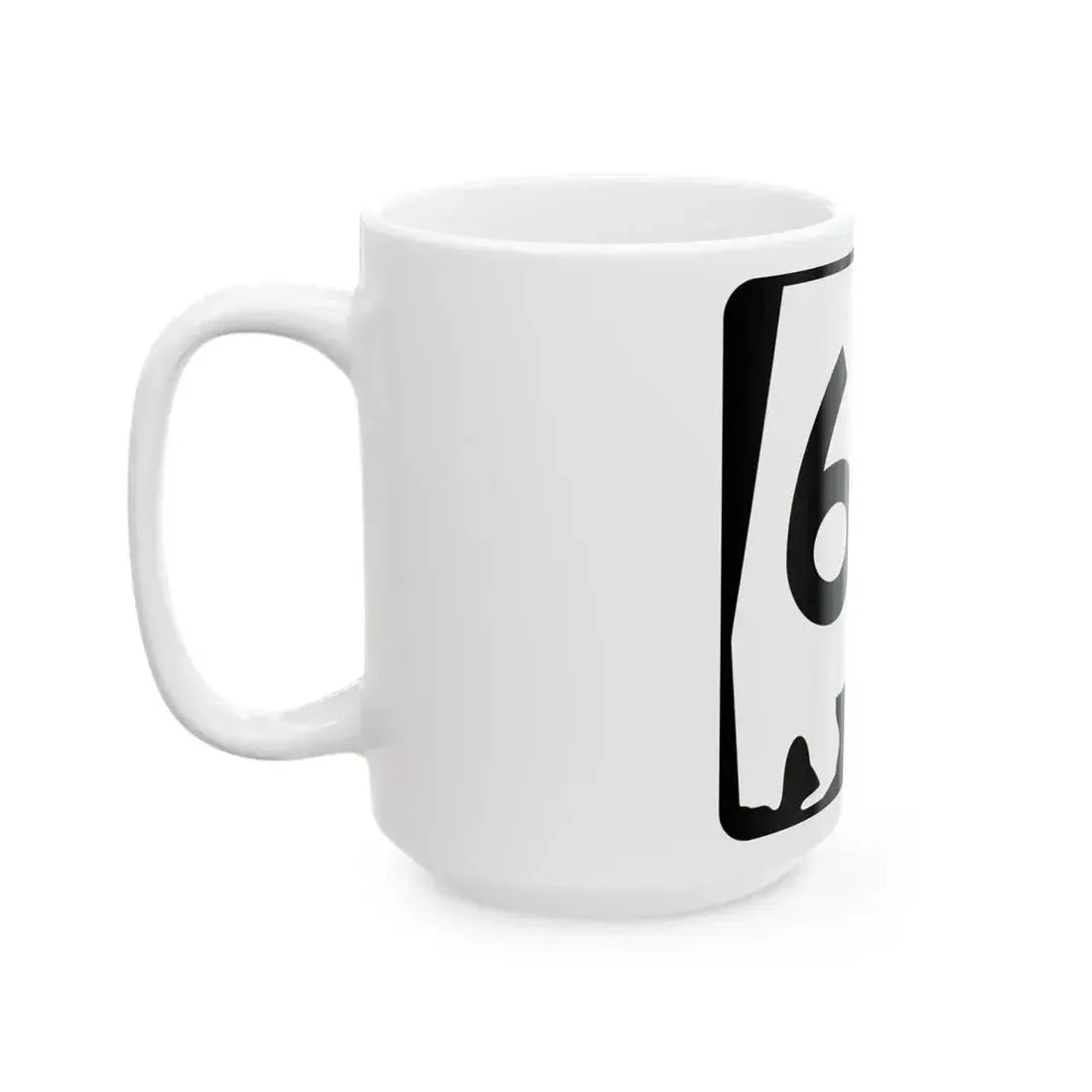 Alabama 67 (Alabama) (Road Sign) White Coffee Mug - Go Mug Yourself