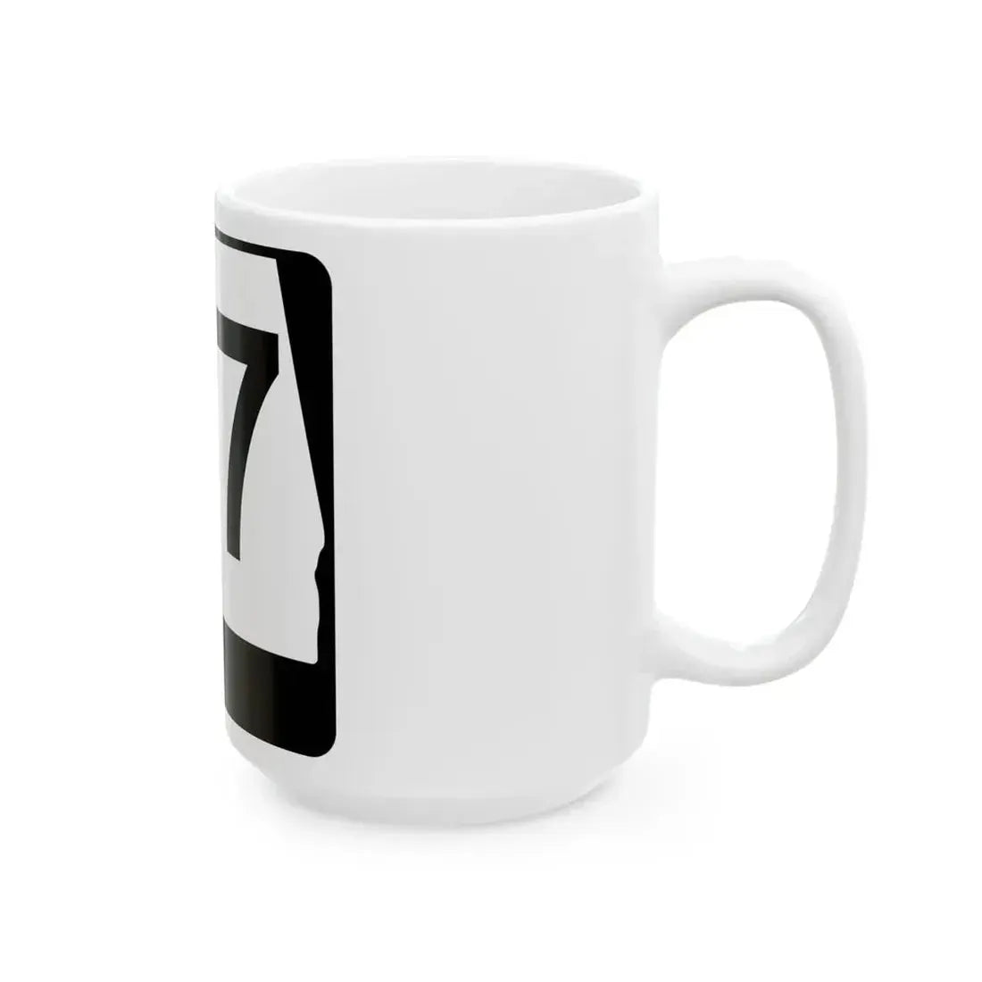 Alabama 67 (Alabama) (Road Sign) White Coffee Mug - Go Mug Yourself