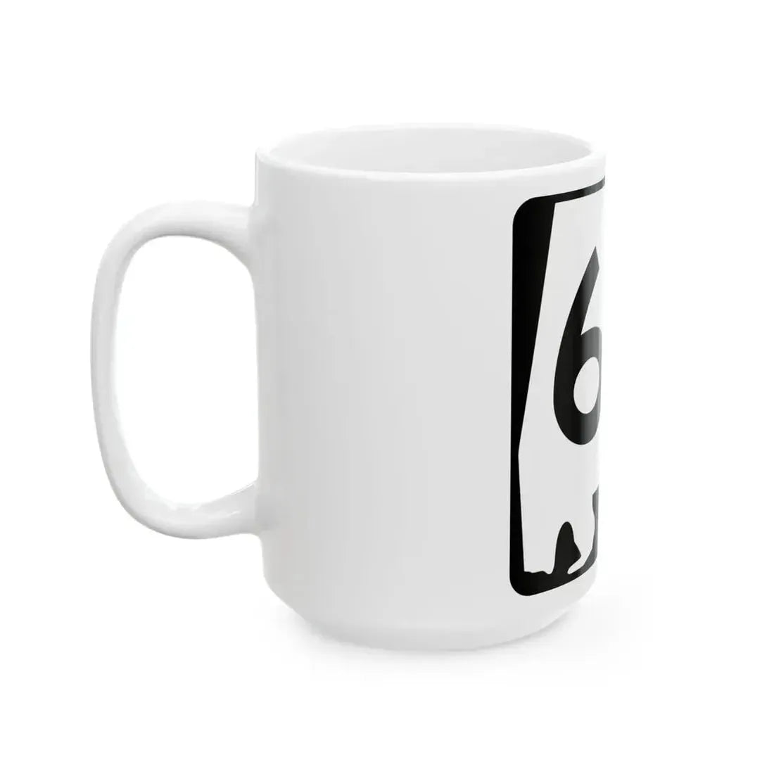 Alabama 69 (Alabama) (Road Sign) White Coffee Mug - Go Mug Yourself