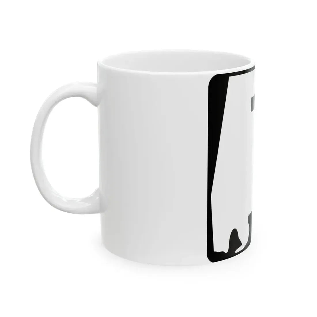Alabama 7 (Alabama) (Road Sign) White Coffee Mug - Go Mug Yourself