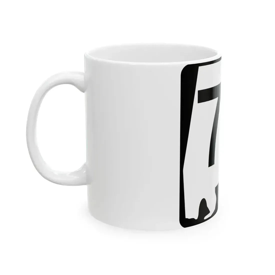 Alabama 70 (Alabama) (Road Sign) White Coffee Mug - Go Mug Yourself