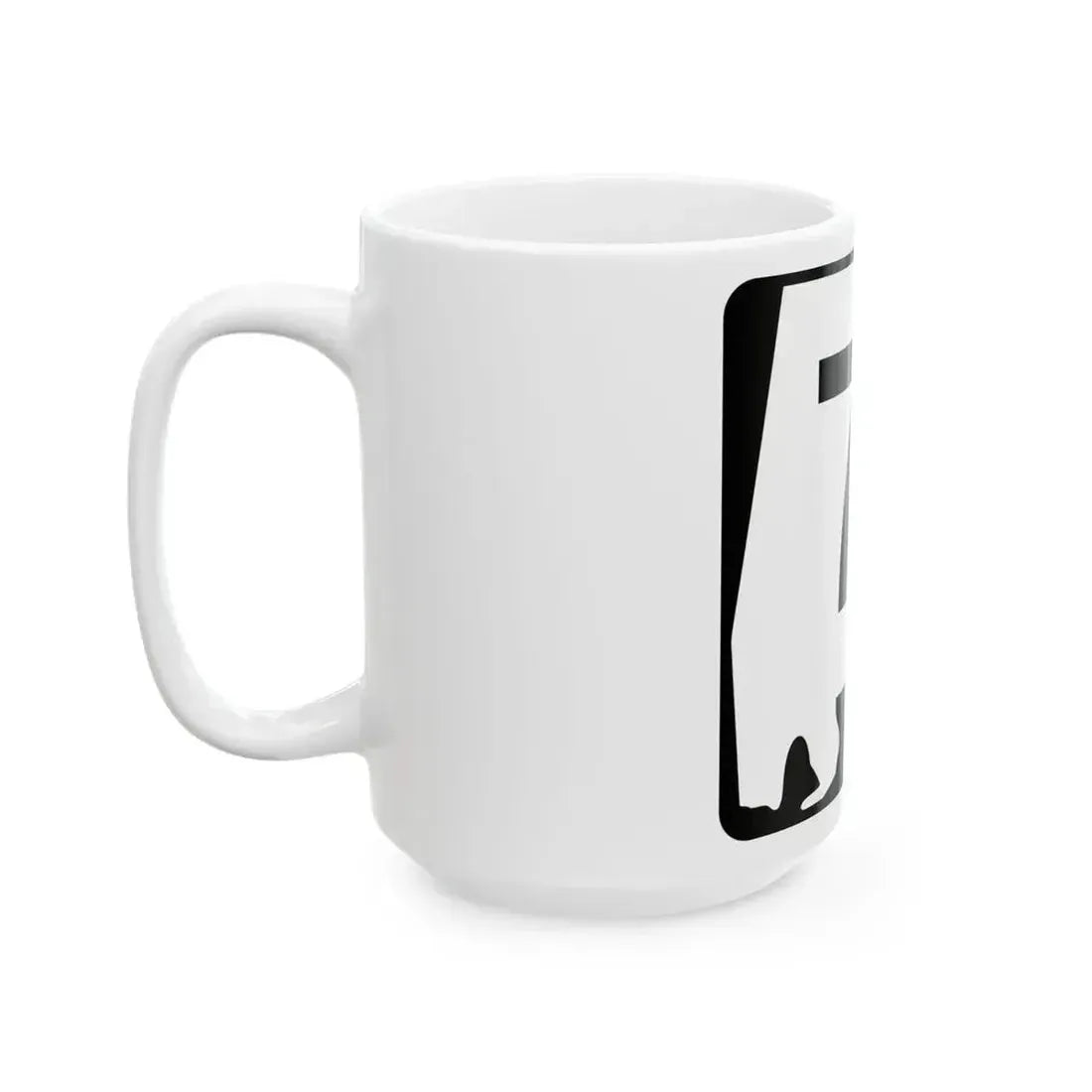 Alabama 71 (Alabama) (Road Sign) White Coffee Mug - Go Mug Yourself