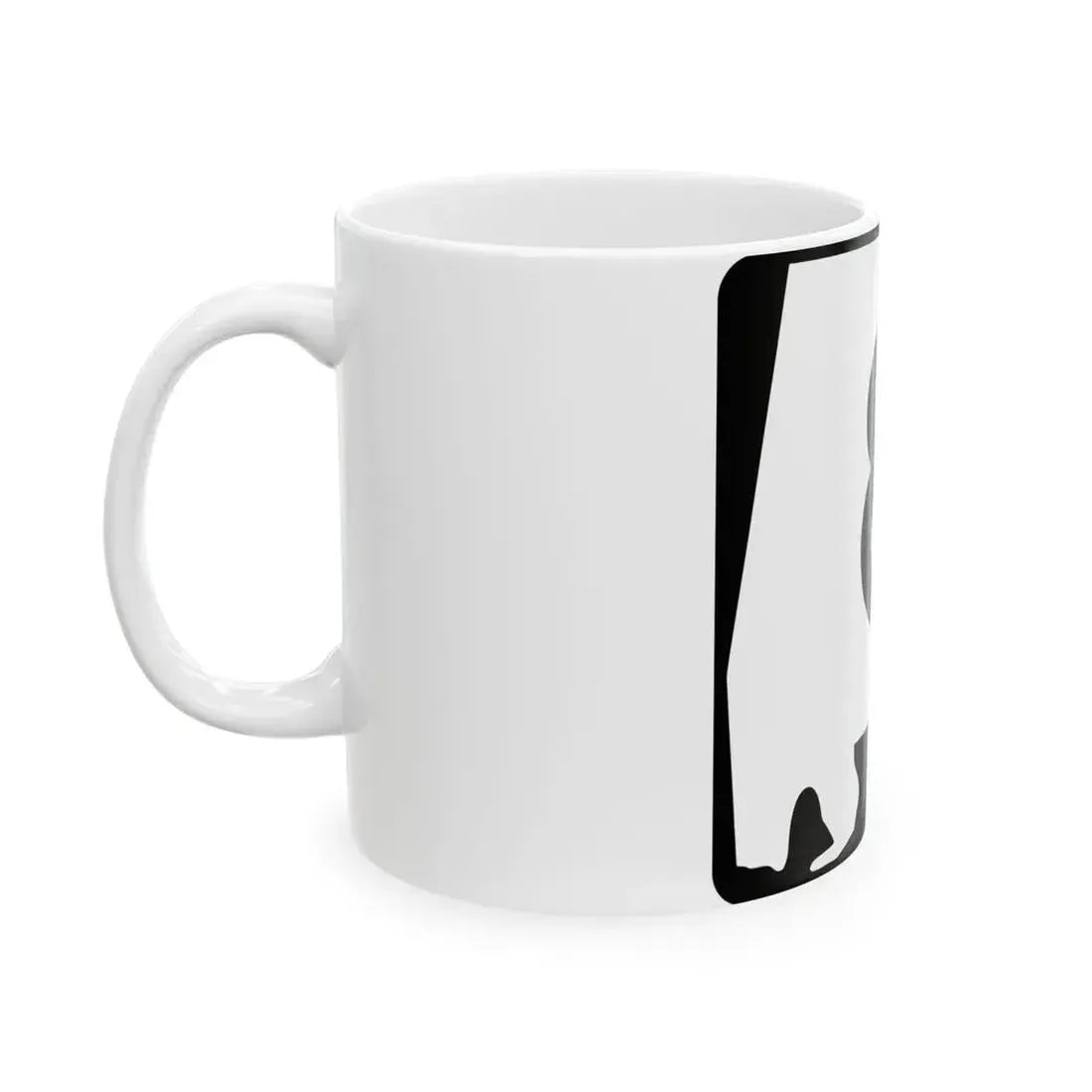 Alabama 8 (Alabama) (Road Sign) White Coffee Mug - Go Mug Yourself