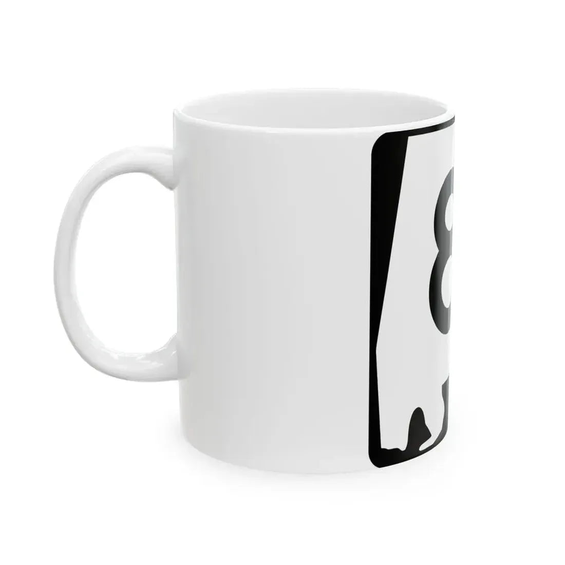 Alabama 81 (Alabama) (Road Sign) White Coffee Mug - Go Mug Yourself