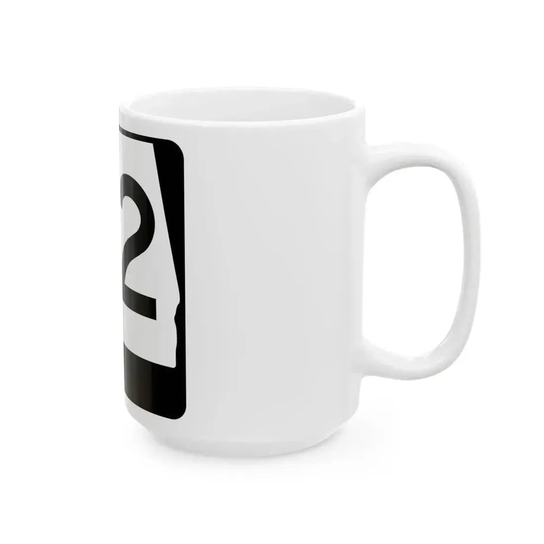 Alabama 82 (Alabama) (Road Sign) White Coffee Mug - Go Mug Yourself