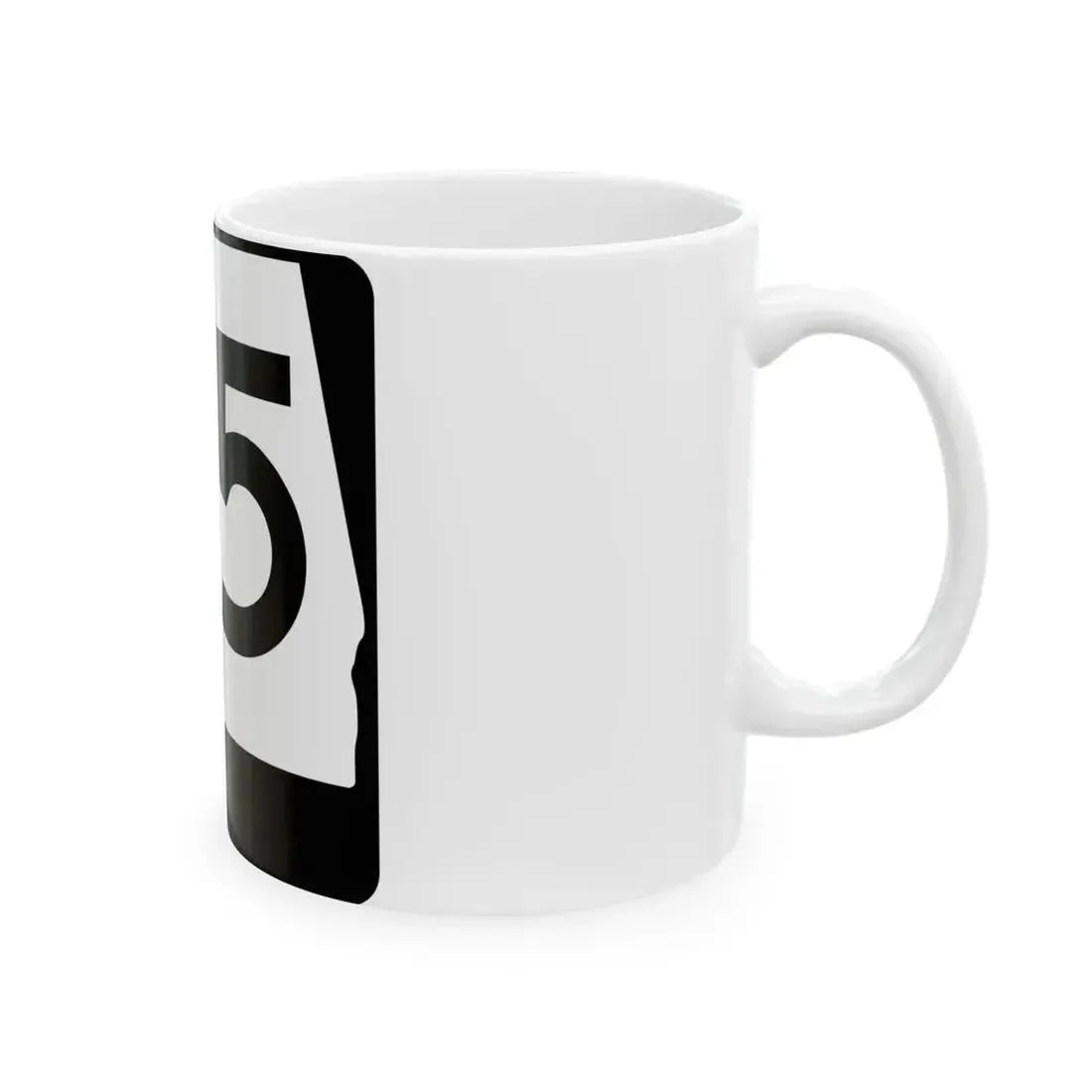 Alabama 85 (Alabama) (Road Sign) White Coffee Mug - Go Mug Yourself