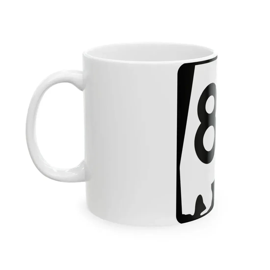 Alabama 89 (Alabama) (Road Sign) White Coffee Mug - Go Mug Yourself