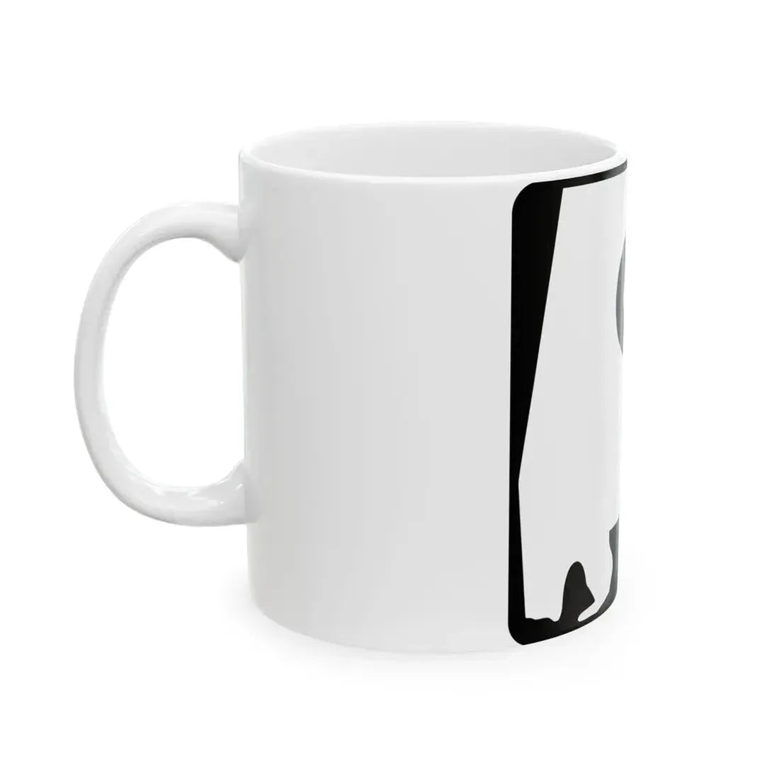 Alabama 9 (Alabama) (Road Sign) White Coffee Mug - Go Mug Yourself